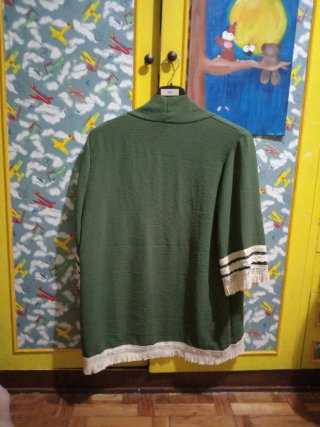 Chaqueta verde talla única