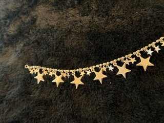 Pulsera de plata con estrellas