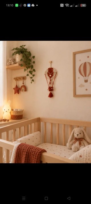 Decoración Macramé Habitación Bebé