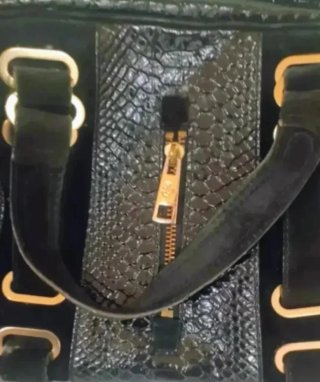 Bolso Bimba y Lola Negro y Dorado