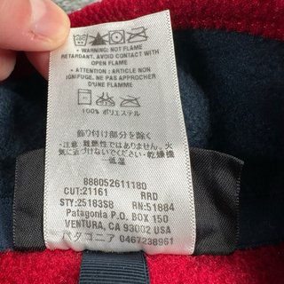 Chaleco Patagonia Synchilla Hombre Talla M Rojo