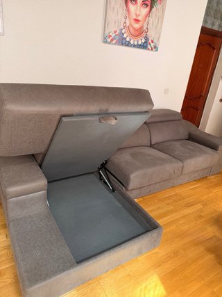 Sofá Chaiselongue con Canapé transporte incluido