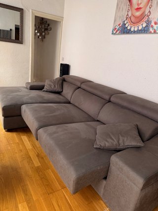 Sofá Chaiselongue con Canapé transporte incluido