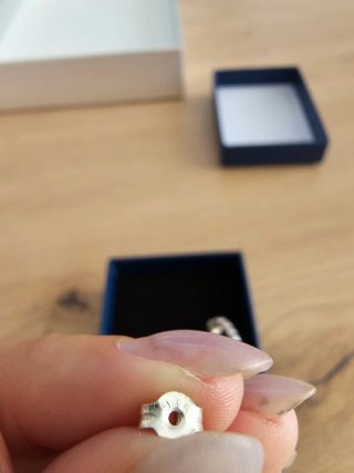 Pendientes Aro Plata con Circonitas claras