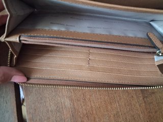 Portafoglio Michael Kors Beige/Marrone