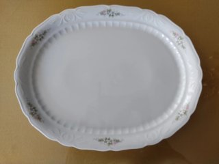 2 x1!! Bandeja Santa Clara Porcelana Flores.
