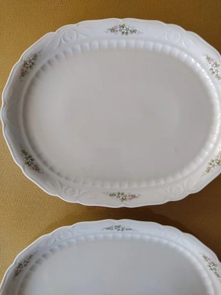 2 x1!! Bandeja Santa Clara Porcelana Flores.