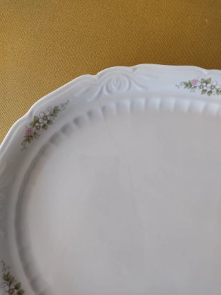 2 x1!! Bandeja Santa Clara Porcelana Flores.