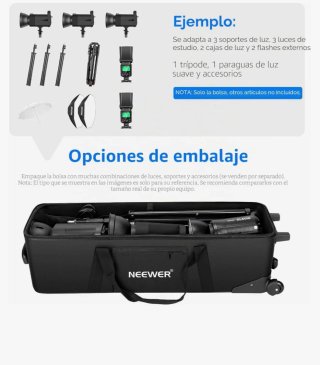 Bolsa Transporte Neewer Equipo Estudio