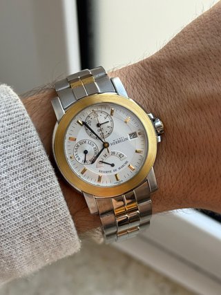 Michel Herbelin Multifunción GMT Acero y Oro