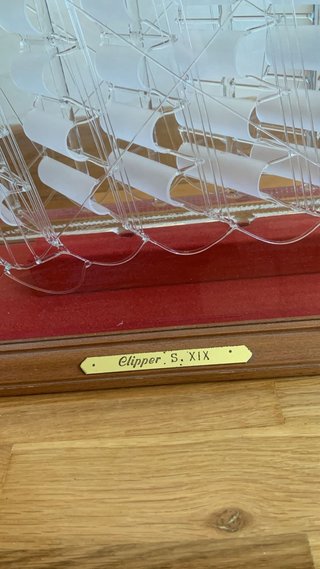 Maqueta Barco Clipper con Vitrina 50cm