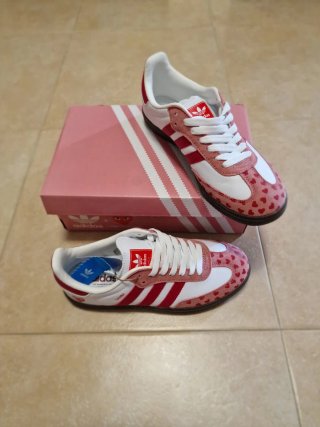 Adidas Samba OG Corazón Rosa Blanco
