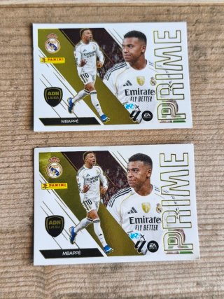 Estampa Panini Mbappé Prime Real Madrid 26/27