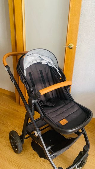 Cochecito bebé 3 piezas + silla coche y adaptador