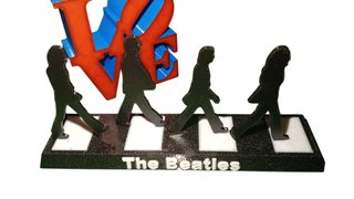 Decorazione The Beatles Abbey Road 3D