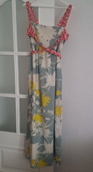 Vestido largo estampado floral