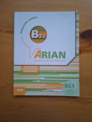 Arian euskara ikasteko metodoa. Ikaslearen libu...