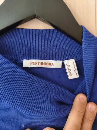 Jersei Punto Punt Roma Azul Klein Talla S