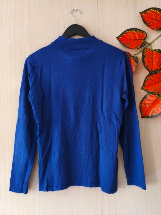 Jersei Punto Punt Roma Azul Klein Talla S
