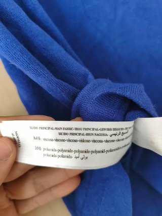Jersei Punto Punt Roma Azul Klein Talla S