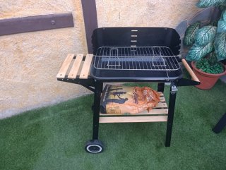 Barbacoa Carbón Vegetal con Accesorios