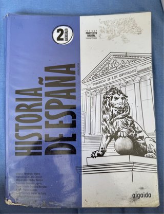 Libro Historia de Hespaña 2ºBachillerato