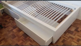 Cama Malm Ikea 90x200 con cajones