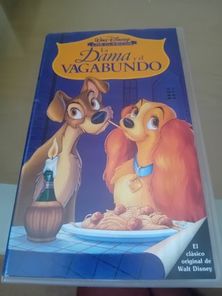La Dama y el Vagabundo VHS Clásicos Disney