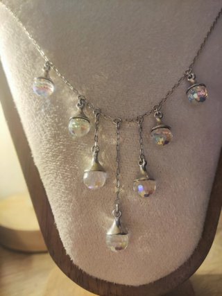 Collar Swarovski Plata con Cristales
