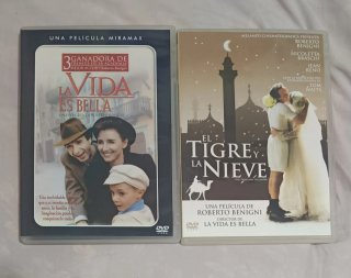 Pack DVD La Vida es Bella y El Tigre y la Nieve