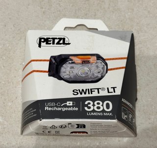 Frontal Petzl SWIFT LT 380 Lúmenes USB-C