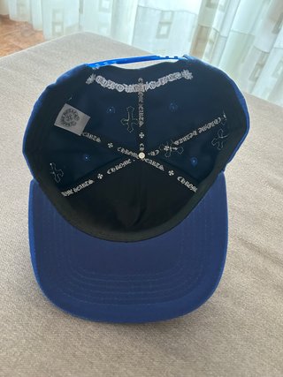 Gorra Chrome Hearts Azul y Blanca