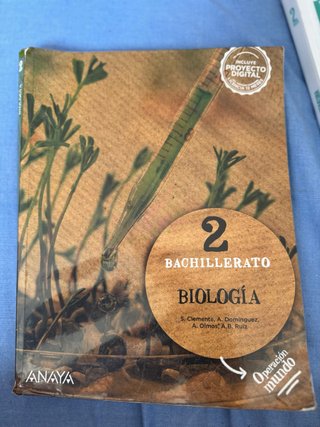 Libro de Biología 2ºBACH