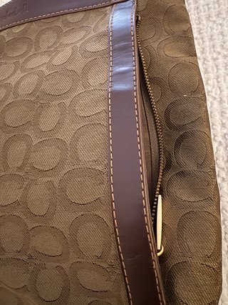 Bolso bandolera El Caballo lona y cuero invierno