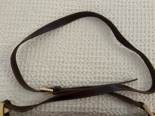 Bolso bandolera El Caballo lona y cuero invierno