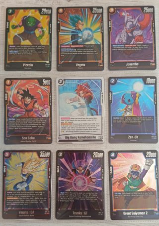 Cartas Dragon Ball Super Fusion World Raras