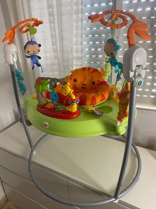 Saltador para bebé con música y luces