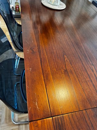 Mesa comedor Banak madera maciza extensible
