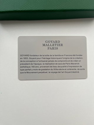 Tarjetero Goyard Azul