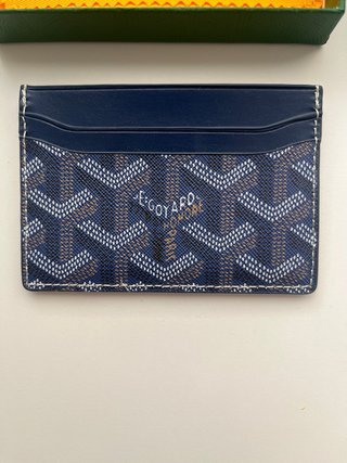 Tarjetero Goyard Azul