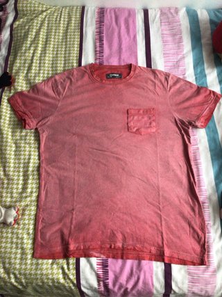 Camiseta Desigual Hombre Talla M Roja