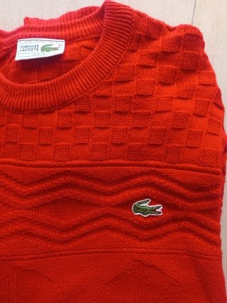 Jersey Lacoste Rojo Talla 6