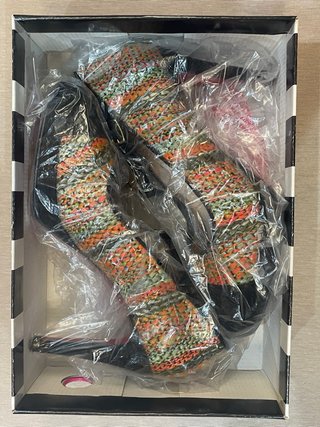Zapatos Cuplé Talla 40 Tacón Multicolor