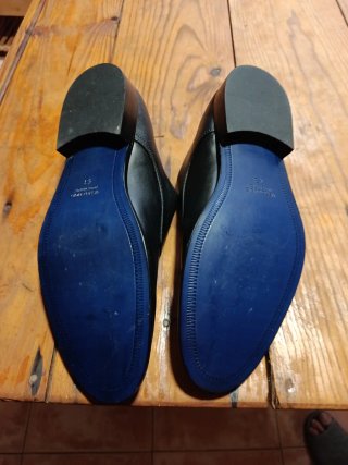 Zapatos de piel hombre negros