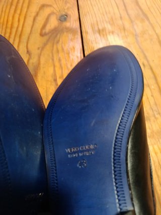 Zapatos de piel hombre negros