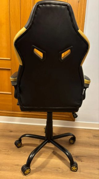 Silla Gaming Harry Potter Hogwarts Negra/Dorada