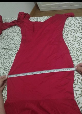 Traje Flamenca Diseño Rojo Talla 34