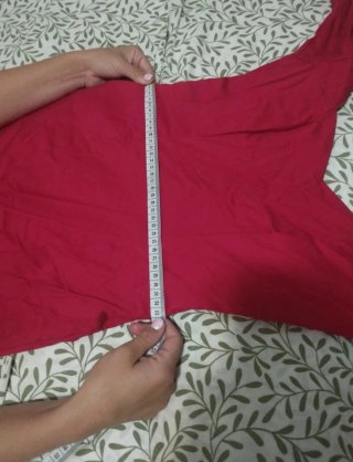 Traje Flamenca Diseño Rojo Talla 34