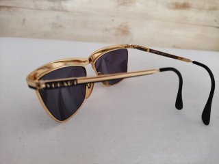 Gafas de sol mujer negras y doradas