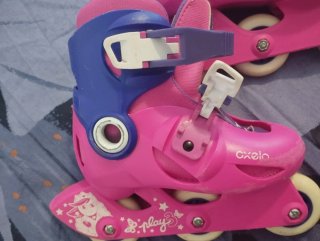 Patines infantiles rosas Oxelo 27-30
